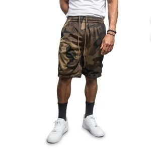 G-Style USA Men's Camouflage Athletic Shorts with Pockets Size 2xl Nwt